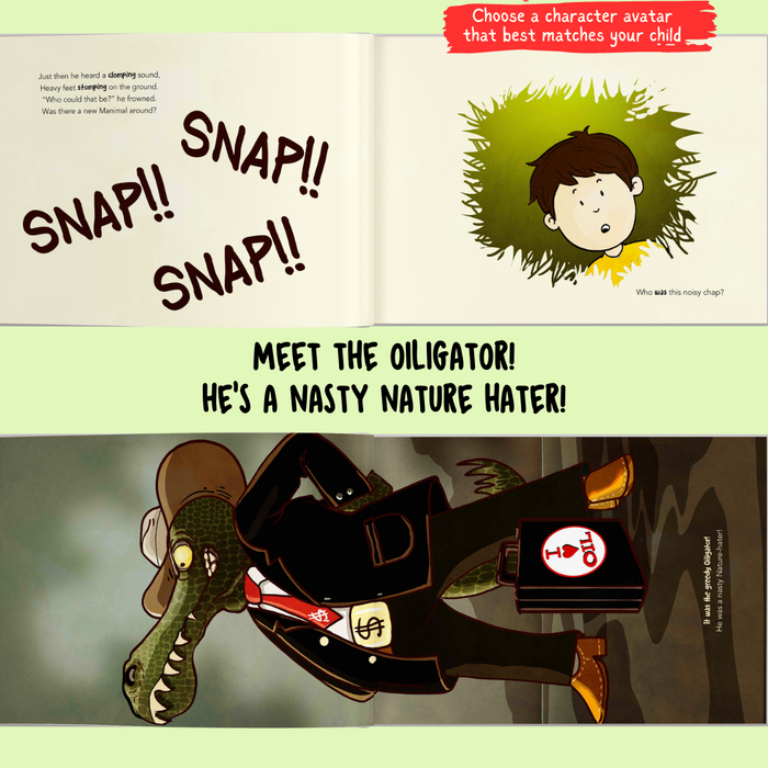 Interior preview 4 from Your Child, the Tree Warrior!, a personalized children’s book