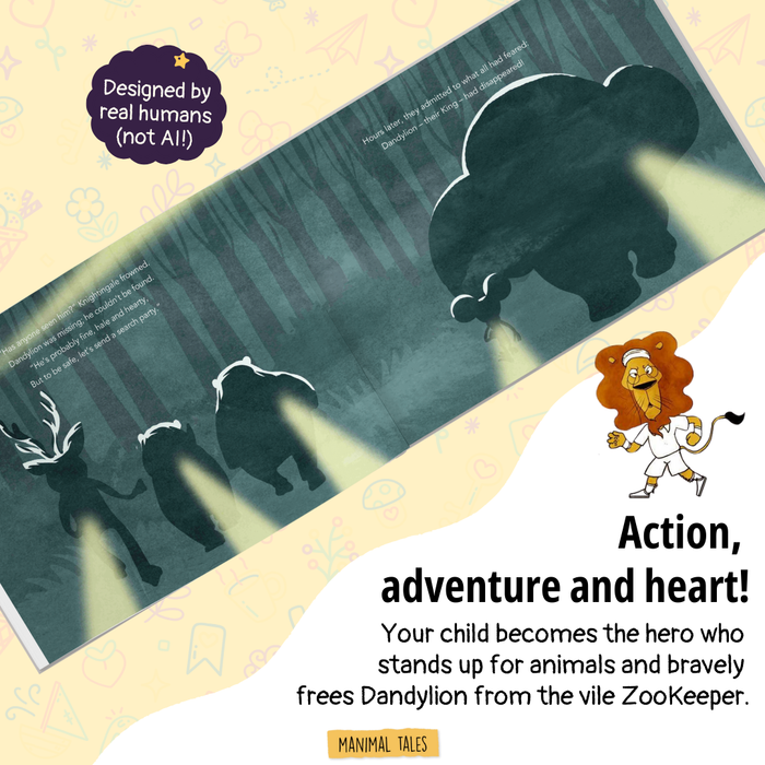 Interior preview 4 from You and the ZooKeeper, a personalized children’s book