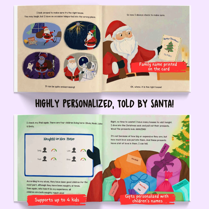 Interior preview 5 from Santa's Visit to your House, a personalized children’s book