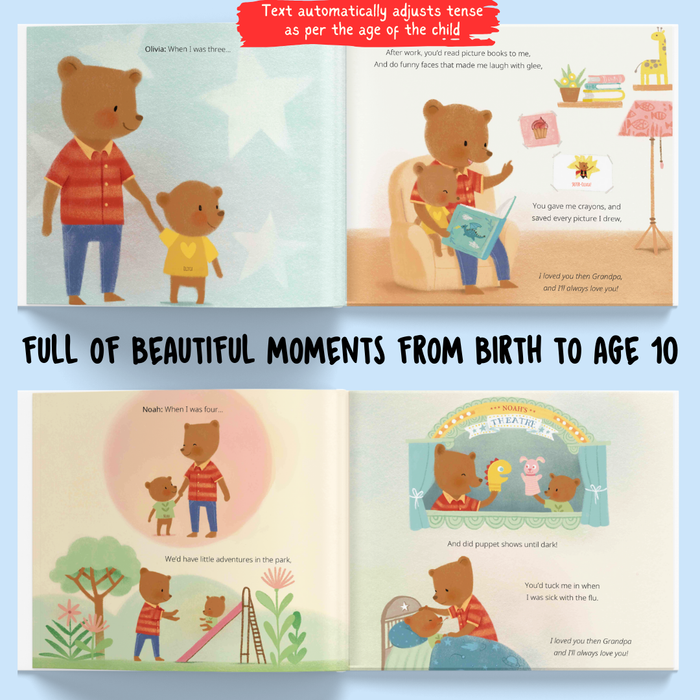 Interior preview 6 from Grandpa & Us, a personalized children’s book