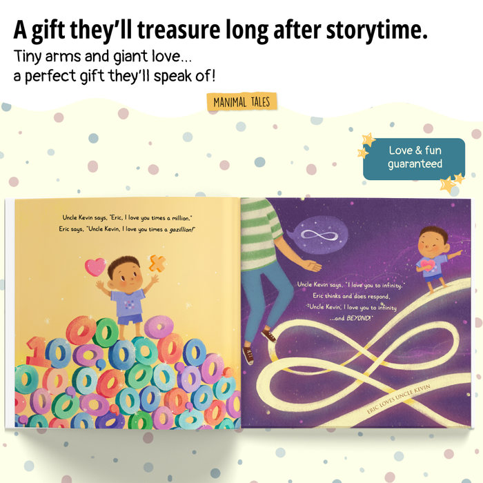 Interior preview 4 from Uncle Loves Me The Most, a personalized children’s book