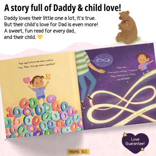 Interior preview 4 from I Love Dad The Most, a personalized children’s book