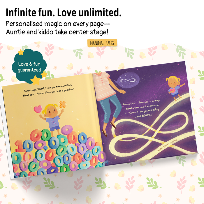 Interior preview 4 from Auntie Loves Me The Most, a personalized children’s book