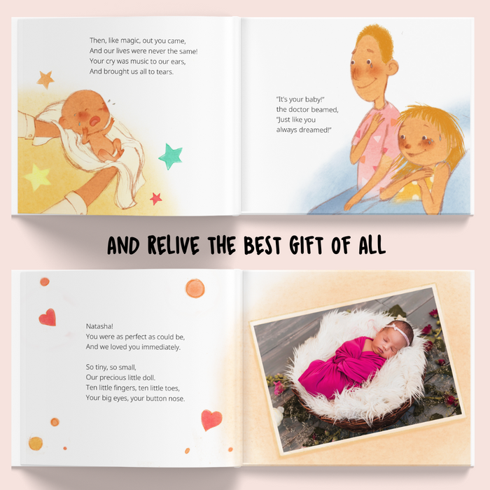 Interior preview 7 from Your Baby's *PhotoStory*, a personalized children’s book