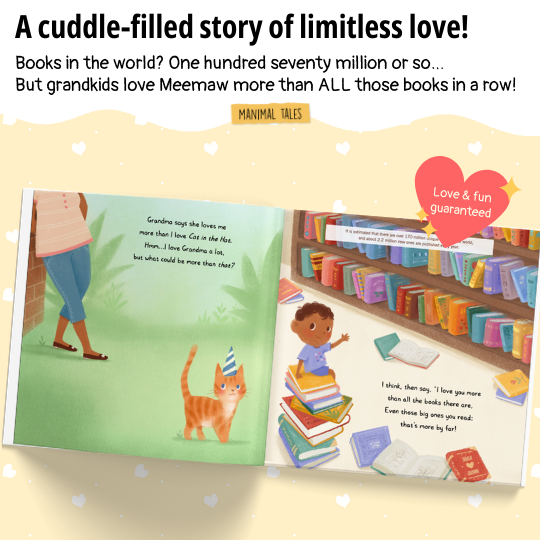 Interior preview 4 from I Love Grandma The Most, a personalized children’s book