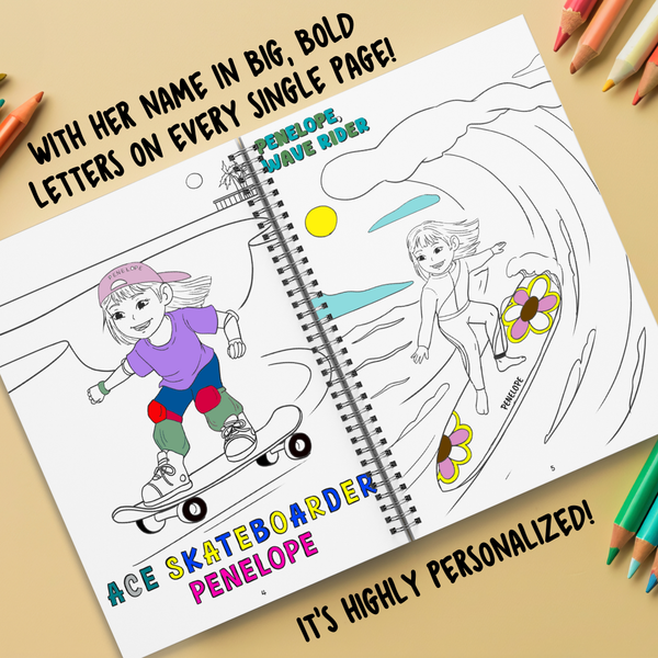 Load image into Gallery viewer, My Coloring Book, Just For Me! (For Girls)
