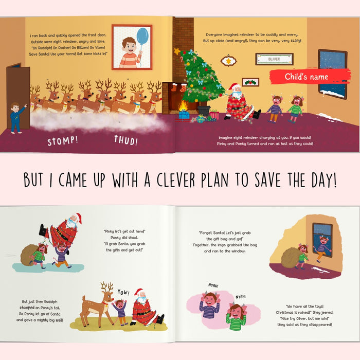 Interior preview 7 from How I Saved Santa from Pinky and Ponky, a personalized children’s book