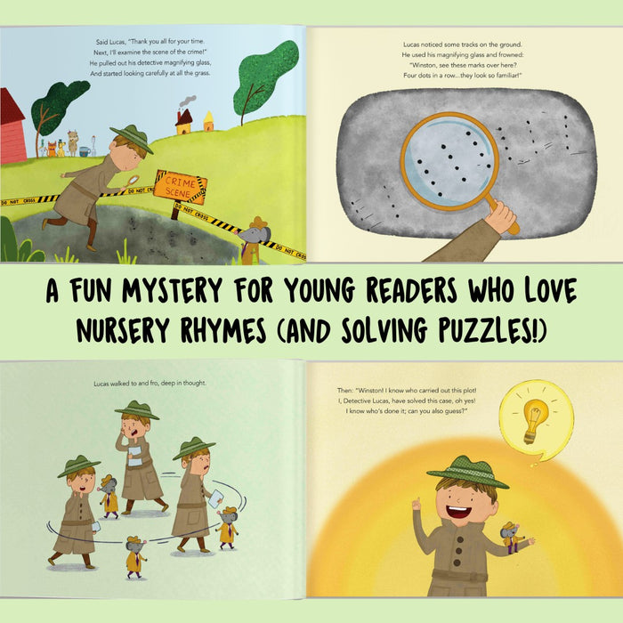 Interior preview 7 from You the Detective and the Case of the Disappearing Dish, a personalized children’s book
