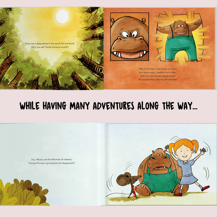 Interior preview 6 from You and the Grumpopotamus, a personalized children’s book