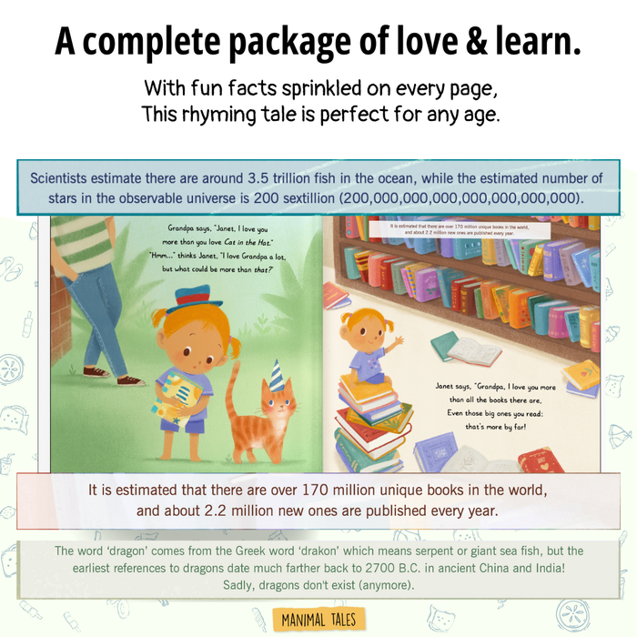Interior preview 5 from Grandpa Loves Me The Most, a personalized children’s book