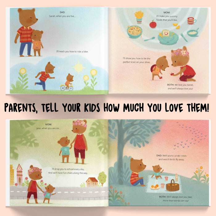 Interior preview 7 from Kids, We Love You!, a personalized children’s book