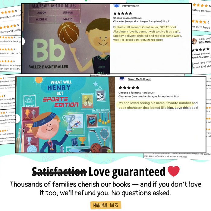 Interior preview 6 from ABC - What Will I Be: Sports Edition!, a personalized children’s book