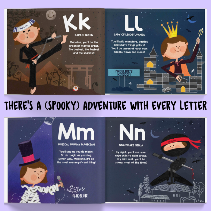Interior preview 6 from ABC - What Will I Be (Spooky Version!), a personalized children’s book