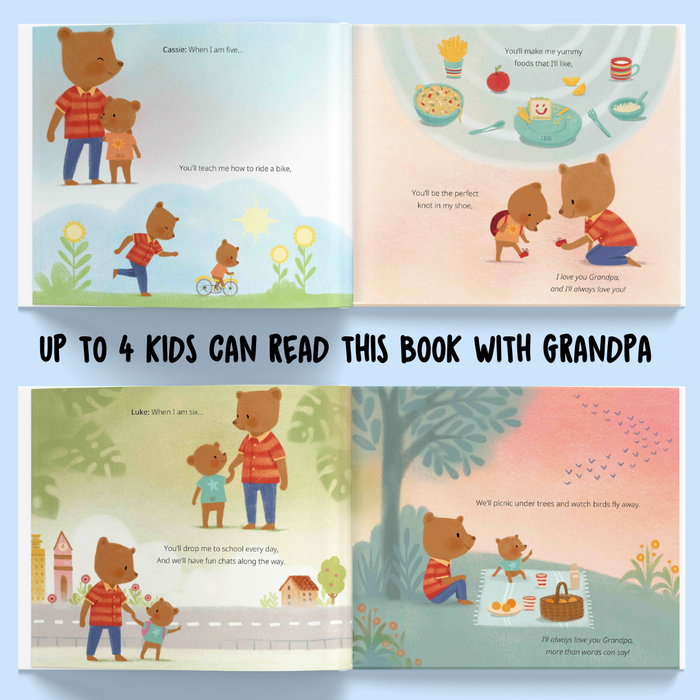 Interior preview 7 from Grandpa & Us, a personalized children’s book