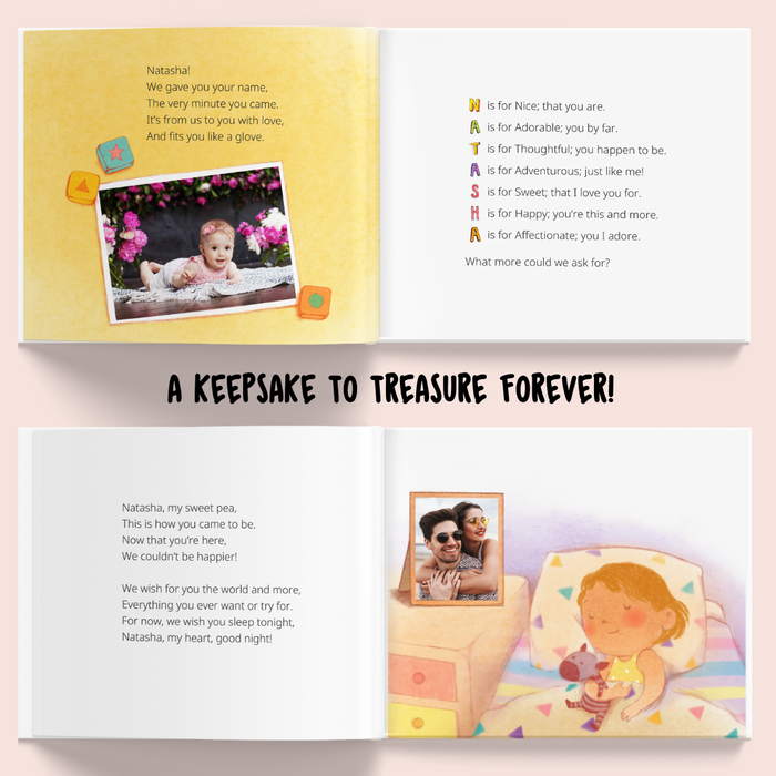 Interior preview 8 from Your Baby's *PhotoStory*, a personalized children’s book