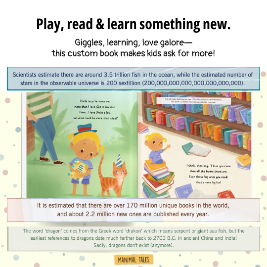 Interior preview 5 from I Love Uncle The Most, a personalized children’s book