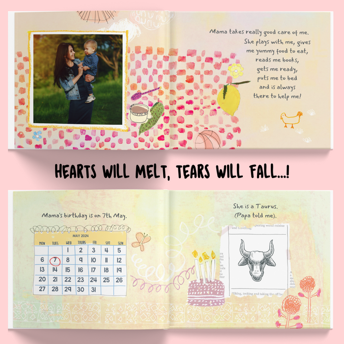 Interior preview 8 from All About Mom *PhotoStory*, a personalized children’s book