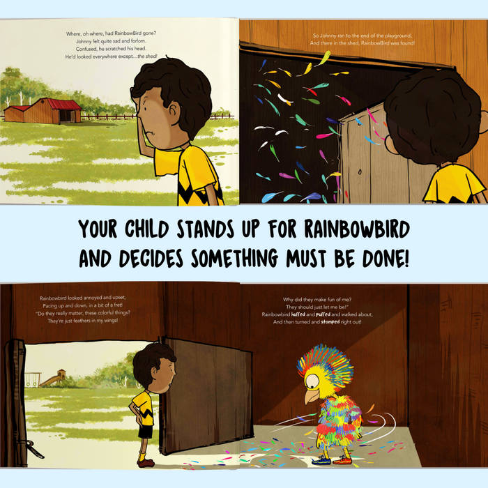 Interior preview 6 from You and the Rainbowbird, a personalized children’s book