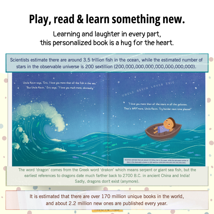 Interior preview 5 from Uncle Loves Me The Most, a personalized children’s book