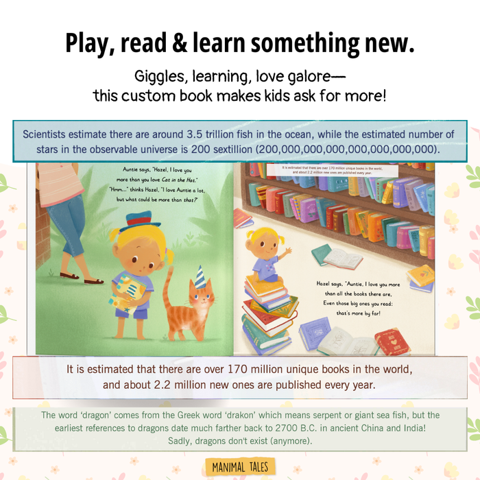 Interior preview 5 from Auntie Loves Me The Most, a personalized children’s book