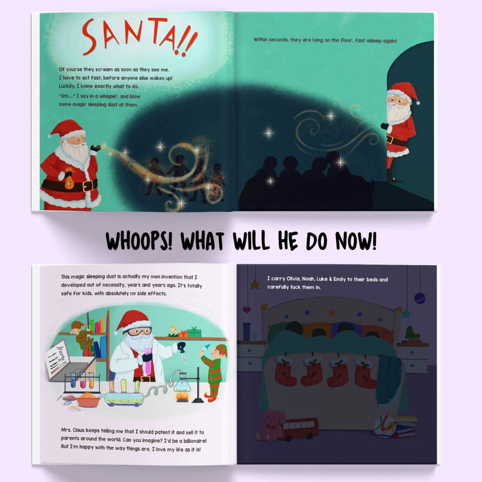 Interior preview 7 from Santa's Visit to your House, a personalized children’s book