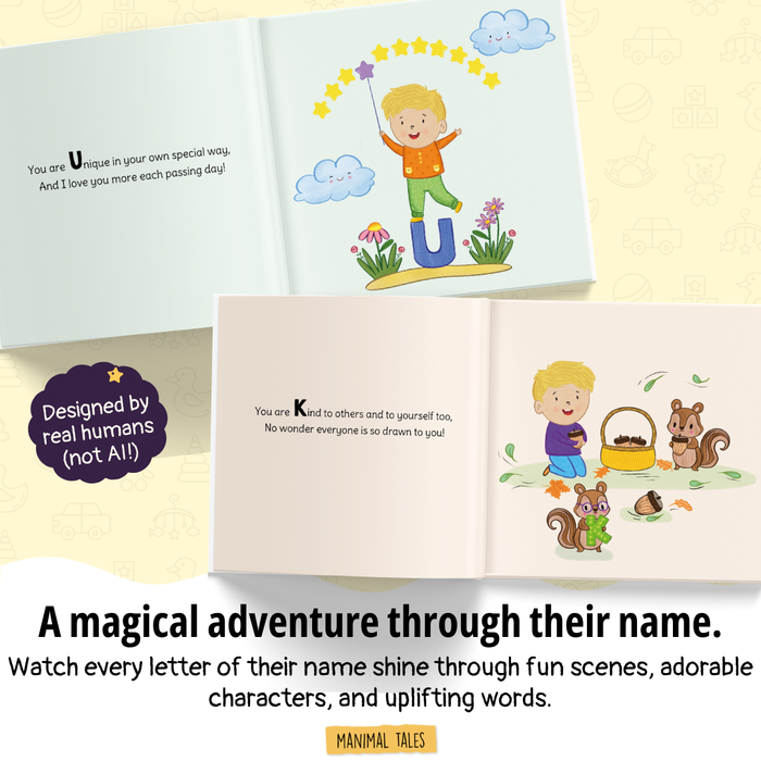 Interior preview 6 from I am Me, and I'm Amazing!, a personalized children’s book