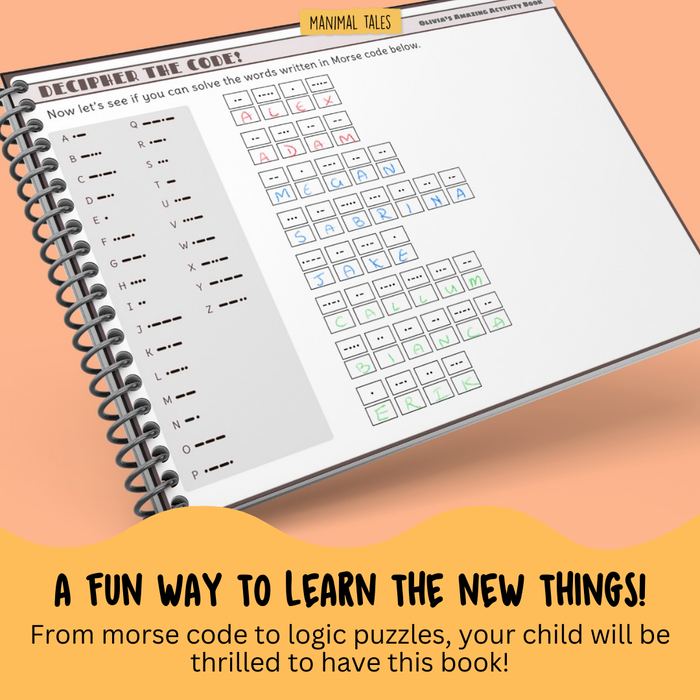 Interior preview 6 from My Amazingly Awesome Activity Book (Just for Me!), a personalized children’s book