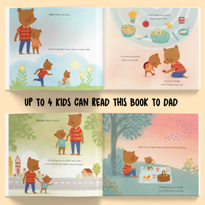 Interior preview 7 from Daddy and Us, a personalized children’s book