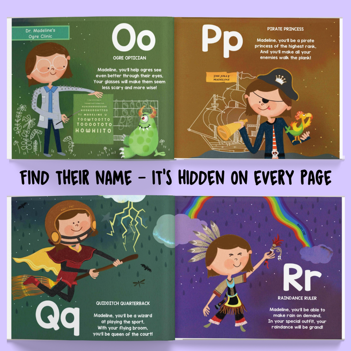 Interior preview 7 from ABC - What Will I Be (Spooky Version!), a personalized children’s book