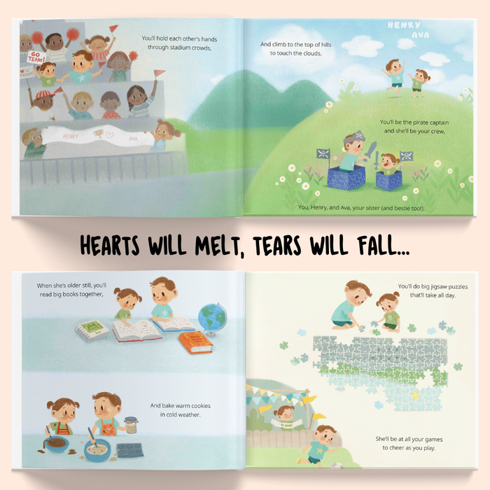 Interior preview 7 from Me and my Sibling-to-be, a personalized children’s book