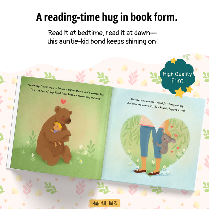 Interior preview 6 from Auntie Loves Me The Most, a personalized children’s book
