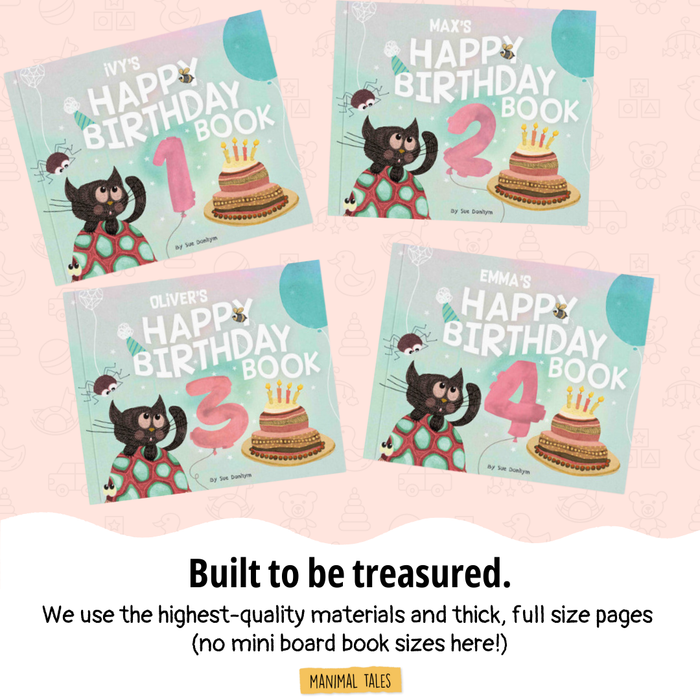 Interior preview 7 from My Happy Birthday Picturebook, a personalized children’s book
