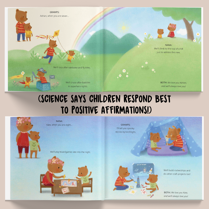 Interior preview 8 from Grandkids, We Love You!, a personalized children’s book