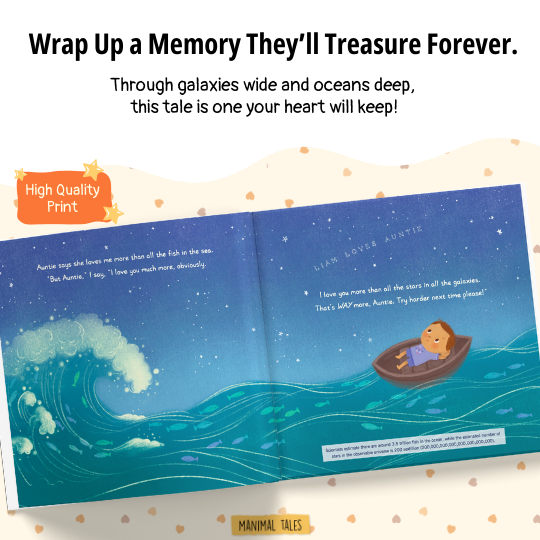Interior preview 6 from I Love Auntie The Most, a personalized children’s book