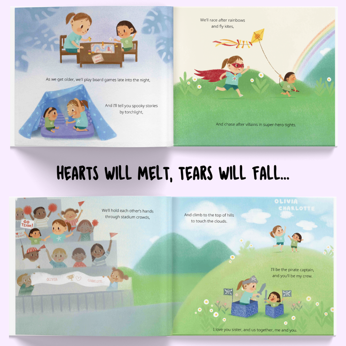Interior preview 7 from My Younger Sibling and Me, a personalized children’s book