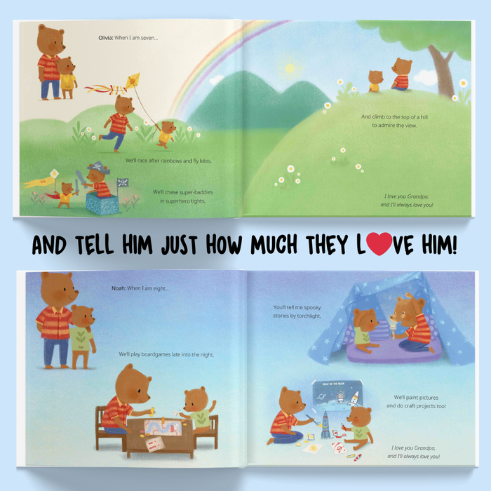 Interior preview 8 from Grandpa & Us, a personalized children’s book