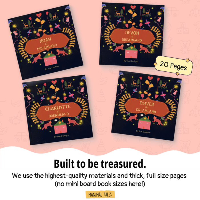 Interior preview 7 from I'm in Dreamland, a personalized children’s book