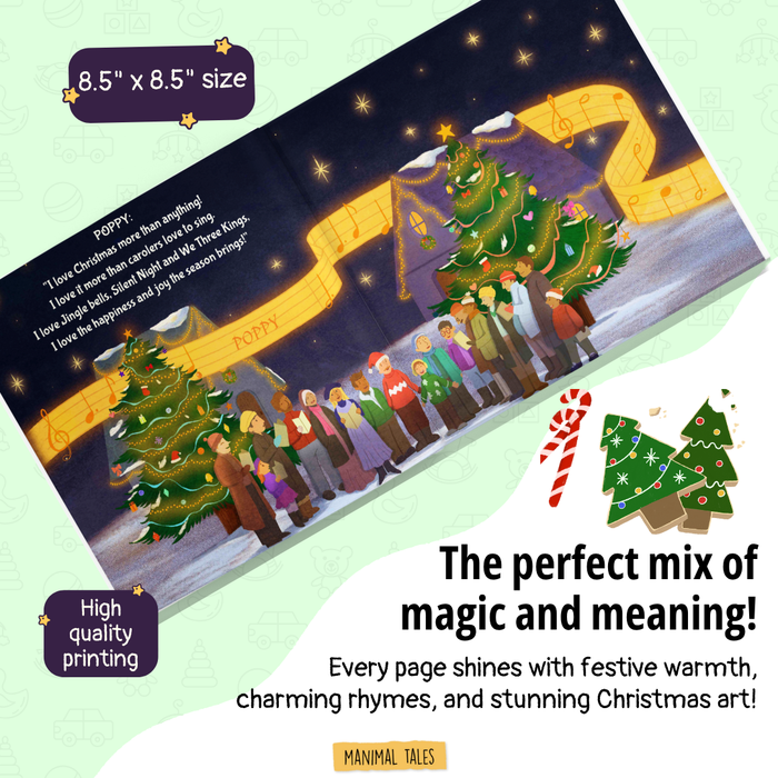 Interior preview 7 from We Love Christmas the MOST!, a personalized children’s book