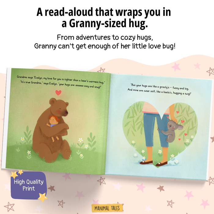 Interior preview 6 from Grandma Loves Me The Most, a personalized children’s book