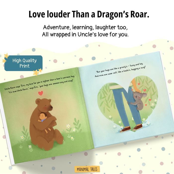 Interior preview 6 from Uncle Loves Me The Most, a personalized children’s book