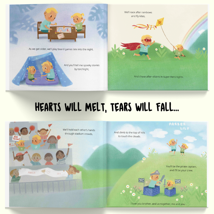 Interior preview 7 from Me and my Older Sibling, a personalized children’s book