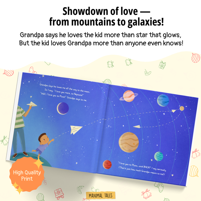 Interior preview 6 from I Love Grandpa The Most, a personalized children’s book