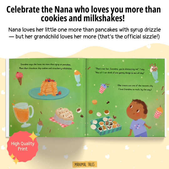 Interior preview 6 from I Love Grandma The Most, a personalized children’s book