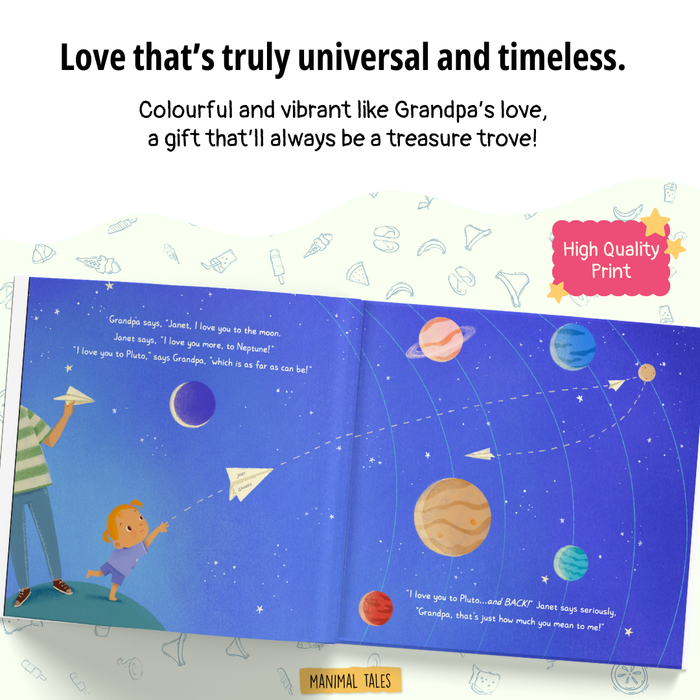 Interior preview 6 from Grandpa Loves Me The Most, a personalized children’s book
