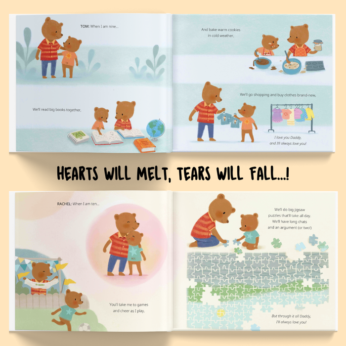 Interior preview 9 from Daddy and Us, a personalized children’s book