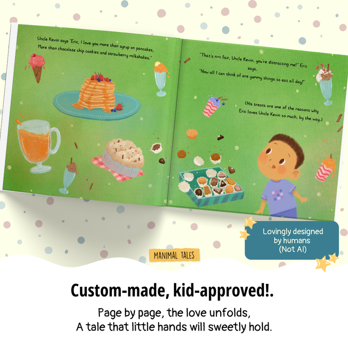 Interior preview 7 from Uncle Loves Me The Most, a personalized children’s book