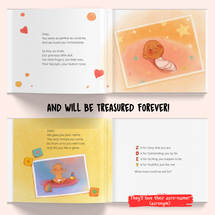 Interior preview 7 from Your Baby's Story: The Sibling Version, a personalized children’s book