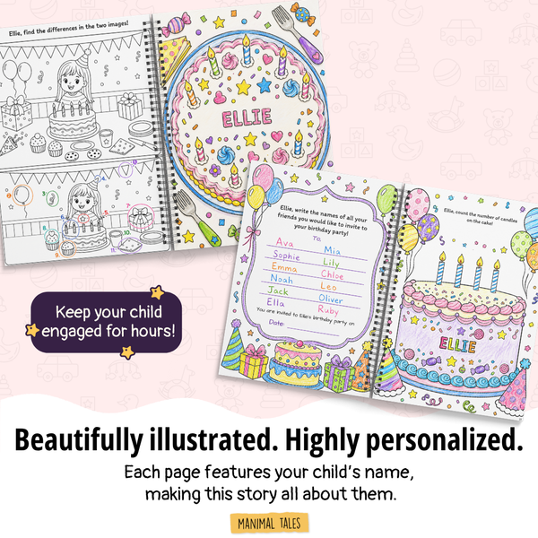 Load image into Gallery viewer, My Birthday Coloring &amp; Activity Book
