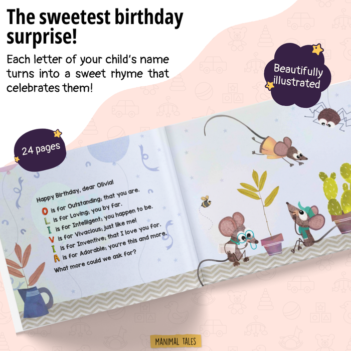 Interior preview 8 from My Happy Birthday Picturebook, a personalized children’s book