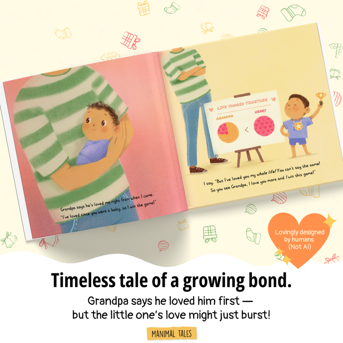 Interior preview 7 from I Love Grandpa The Most, a personalized children’s book